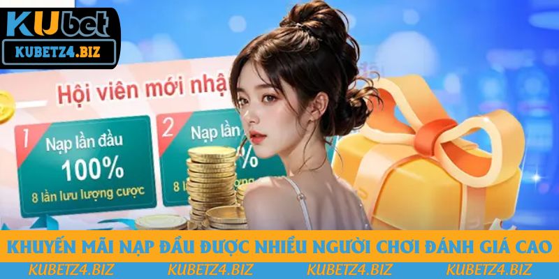 Khuyến mãi nạp đầu được nhiều người chơi đánh giá cao Khuyến mãi nạp đầu được nhiều người chơi đánh giá cao