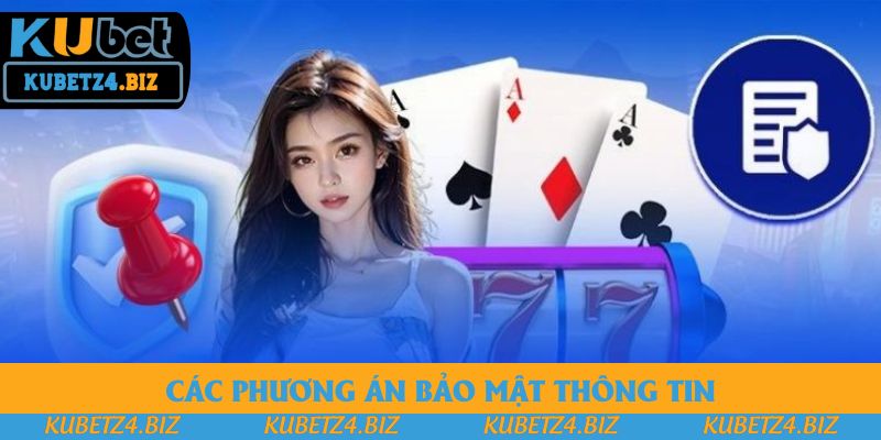Các phương án bảo mật thông tin Các phương án bảo mật thông tin
