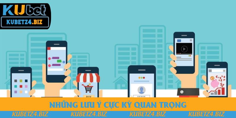 Những lưu ý cực kỳ quan trọng Những lưu ý cực kỳ quan trọng